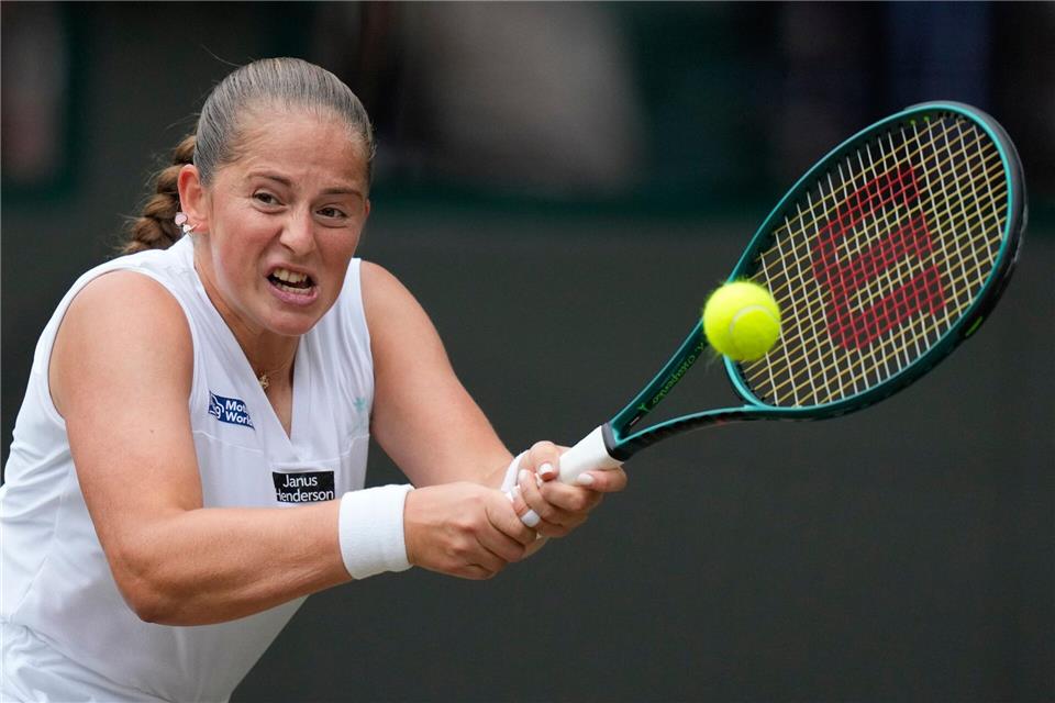 Jelena Ostapenko ist für ihr Temperament bekannt.Mosa’ab Elshamy/AP/dpa