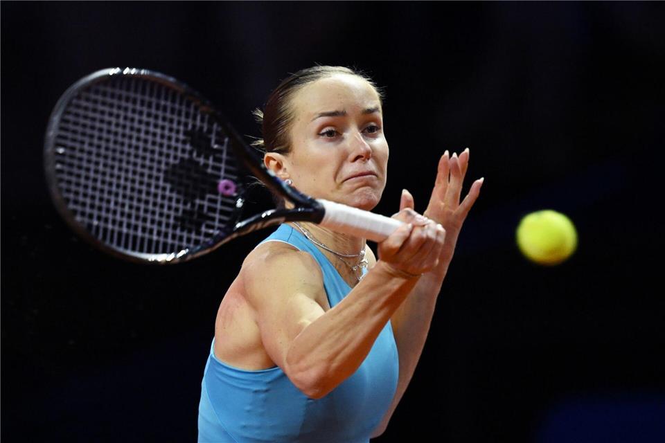 Jelina Switolina bewahrte im Viertelfinale ihre Nerven.Marijan Murat/dpa