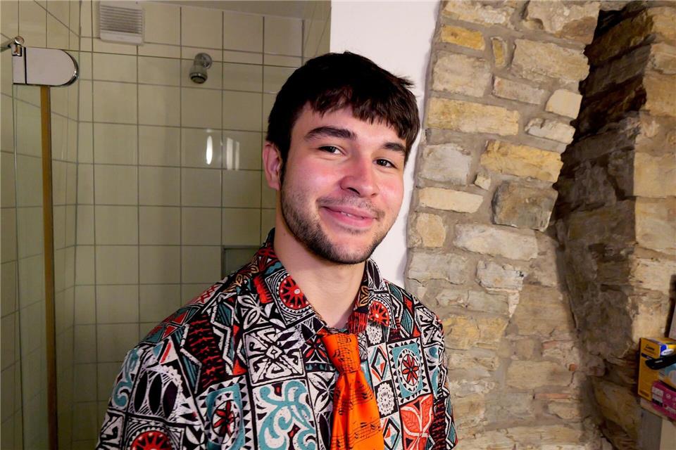 Leben in „Deutschlands kleinstem Studentenwohnheim“  Jeremies: „Ich hab’s schon ein paar Leuten angeboten, auch Gruppen, kommt mal rein, ich zeig‘ Euch mal die Hütte.“Jörn Hüneke/dpa