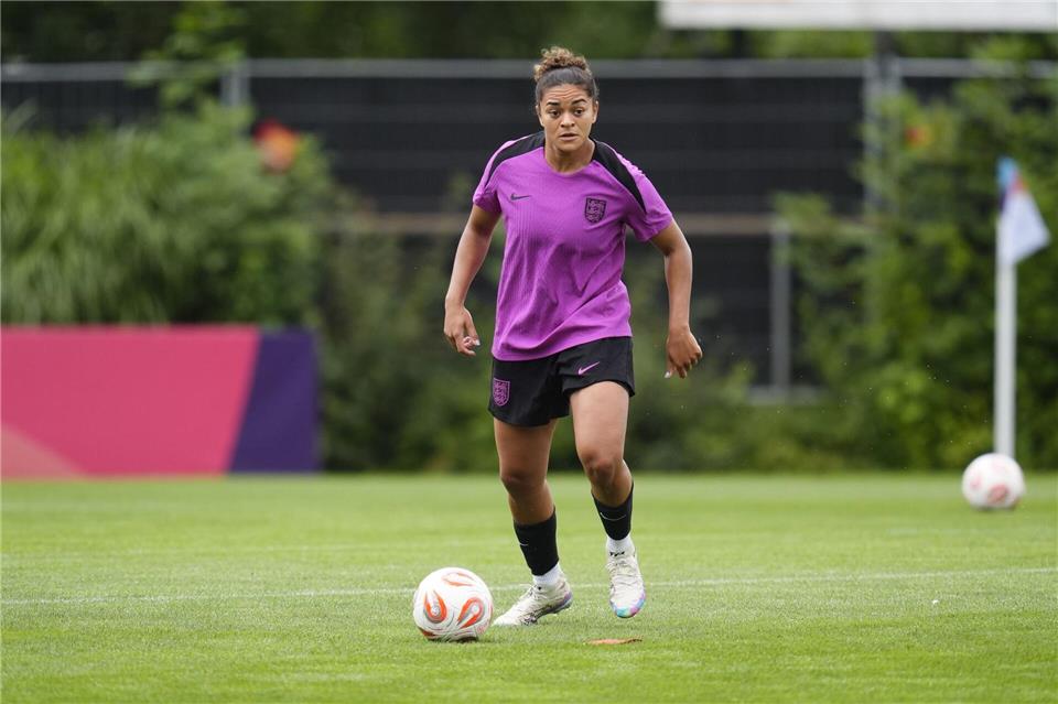 Jess Carter hatte die rassistischen Beleidigungen gegen sie während der EM öffentlich gemacht. (Archivbild)Nick Potts/PA Wire/dpa