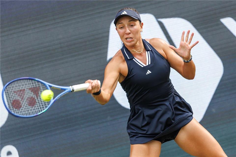 Jessica Pegula muss sich vorerst mit dem Titelgewinn 2024 begnügen.Andreas Gora/dpa