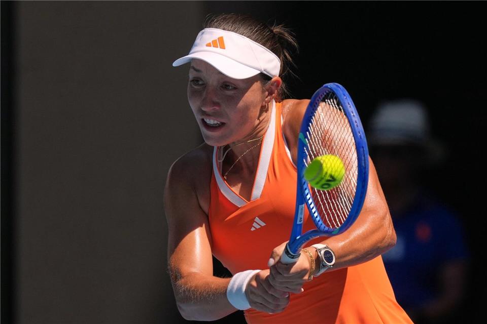 Jessica Pegula steht bei den Australian Open im Viertelfinale.Mark Baker/AP/dpa
