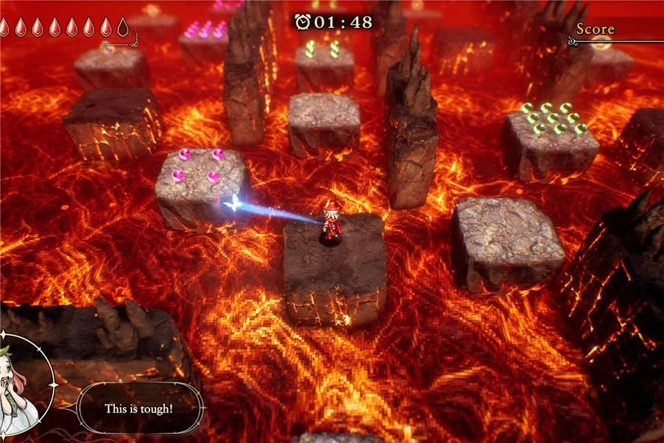 Jetzt bloß nicht in die Lava plumpsen: Elliot muss gefährliche Aufgaben am laufenden Meter lösen.Square Enix/dpa-tmn