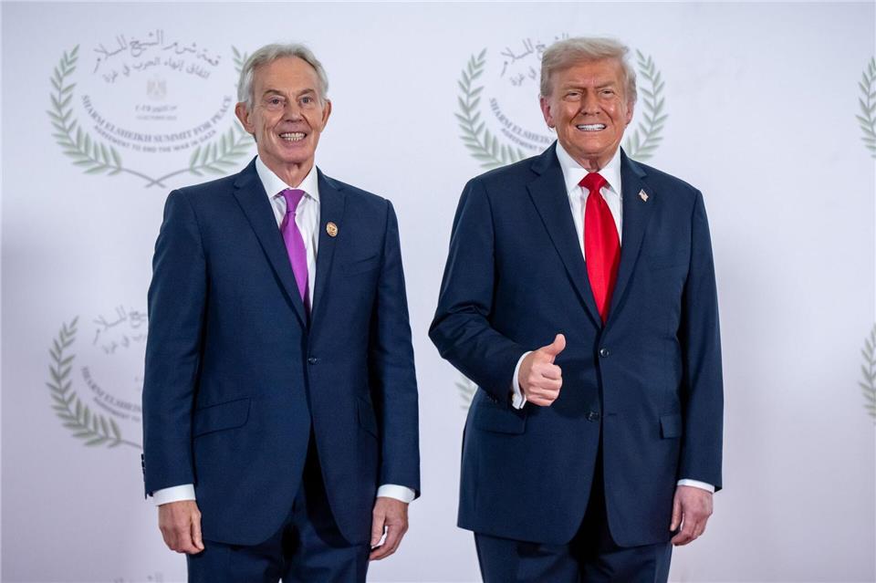 Jetzt steht fest, wer in Trumps „Friedensrat“ für Gaza sitzt (Archivbild).Michael Kappeler/dpa