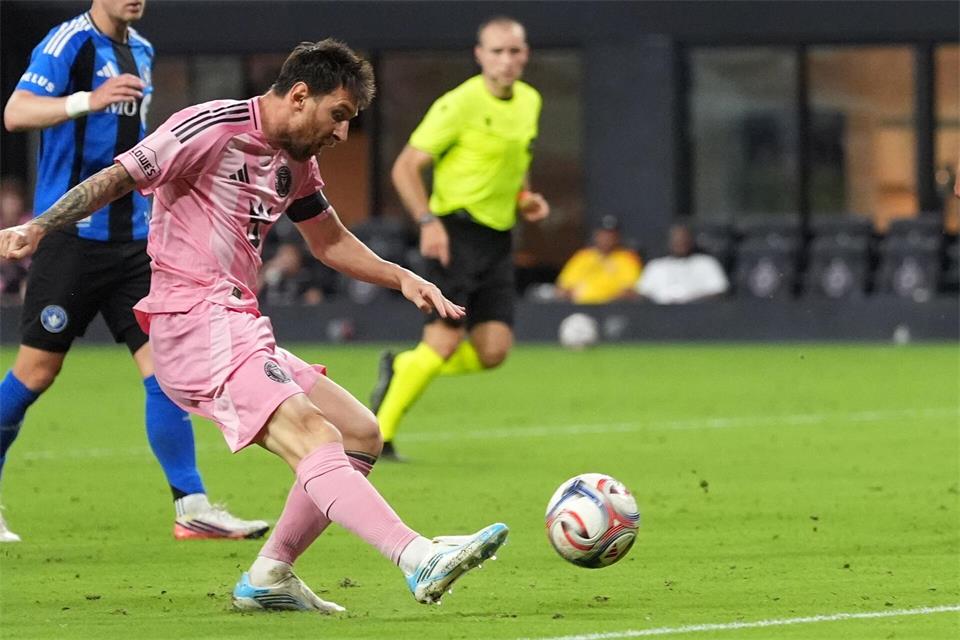 Jetzt vorn in der Torschützenliste: Lionel Messi.Rebecca Blackwell/AP/dpa