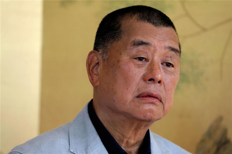 Jimmy Lai erhält den Freedom of Speech Award der Deutschen Welle. (Archivbild)Vincent Yu/AP/dpa