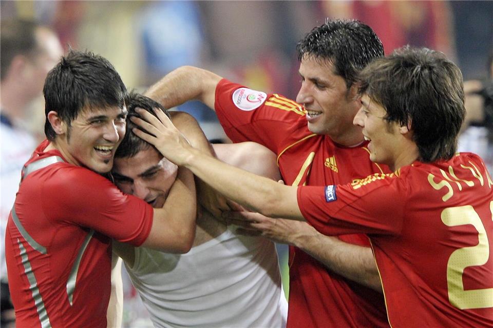 Joan Capdevila (2. v. r) hat es zum WM-Finale geschafft. (Archivbild)picture alliance / dpa
