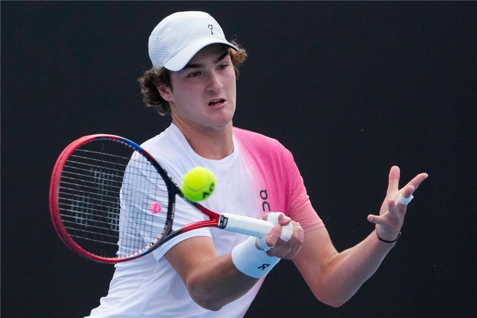 Joao Fonseca gilt als kommender Top-Ten-Spieler im Tennis - mindestens. (Archivbild)Asanka Brendon Ratnayake/AP/dpa