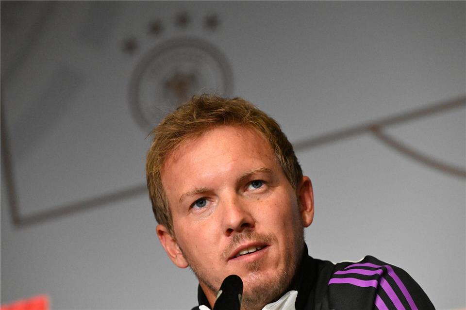 Job-Sorgen? Nein, sagt Julian Nagelsmann.Federico Gambarini/dpa