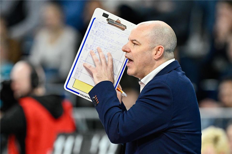 Joel Banks ist nicht mehr Trainer der BR Volleys. (Archivbild)Uwe Anspach/dpa