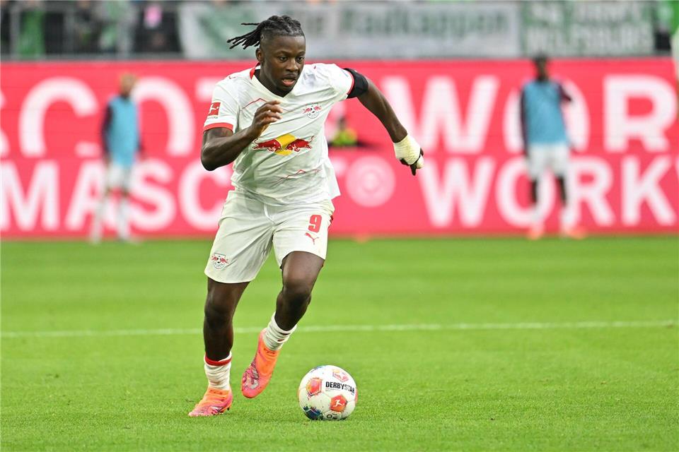 Johan Bakayoko traf für RB Leipzig auch im Testspiel gegen Dukla Prag. (Archiv)Swen Pförtner/dpa