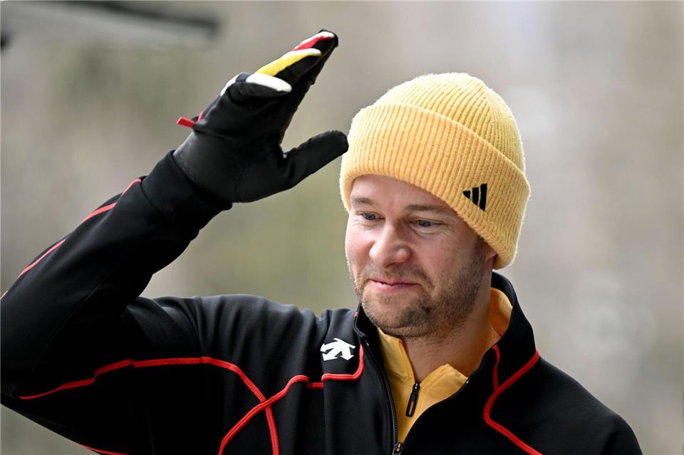Johannes Lochner ist in den Bobwettbewerben ebenfalls ein heißer Goldkandidat.Robert Michael/dpa