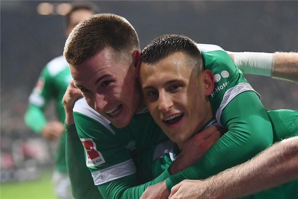 Johannes und Maximilian Eggestein wagten bei Werder gemeinsam den Schritt in den Profifußball.Carmen Jaspersen/dpa