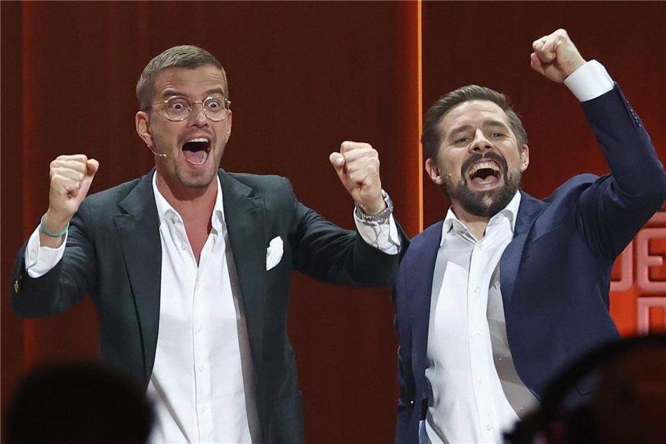 Joko Winterscheidt und Klaas Heufer-Umlauf laden zum Silvester-Countdown. (Archivbild)Daniel Karmann/dpa