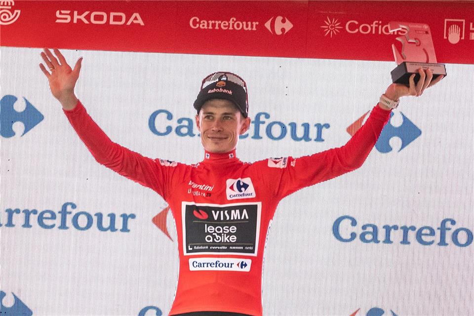 Jonas Vingegaard ist weiter Gesamterster bei der Vuelta. (Archivbild)Glòria Sánchez/EUROPA PRESS/dpa