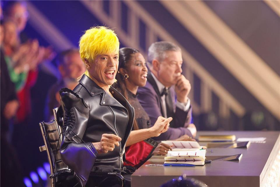 Jorges leuchtend gelben Haare waren ein Hingucker. Thomas Banneyer/dpa