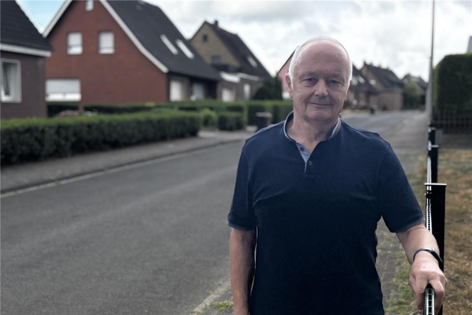 Josef Ewering ist in der früheren Straße Telgerkamp aufgewachsen und erinnert sich gut an die Entwicklung.