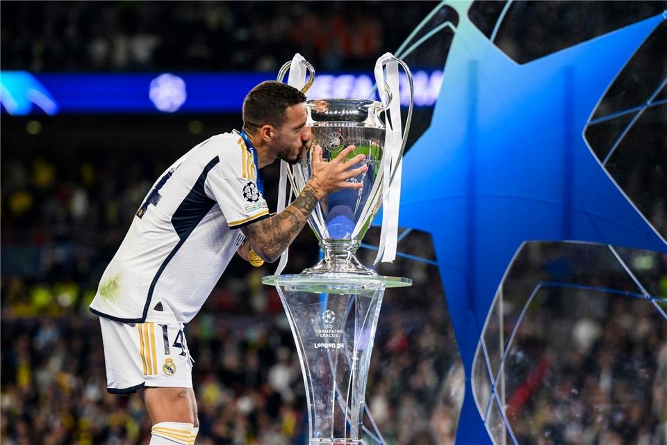 Joselu gewann in der abgelaufenen Saison mit Real Madrid die Champions League.