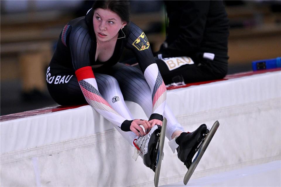 Josephine Schlörb: Ihr Schuhe mit Statements gegen Hass und Diskriminierung sind bei Olympia untersagt. (Archivbild)Peter Kneffel/dpa