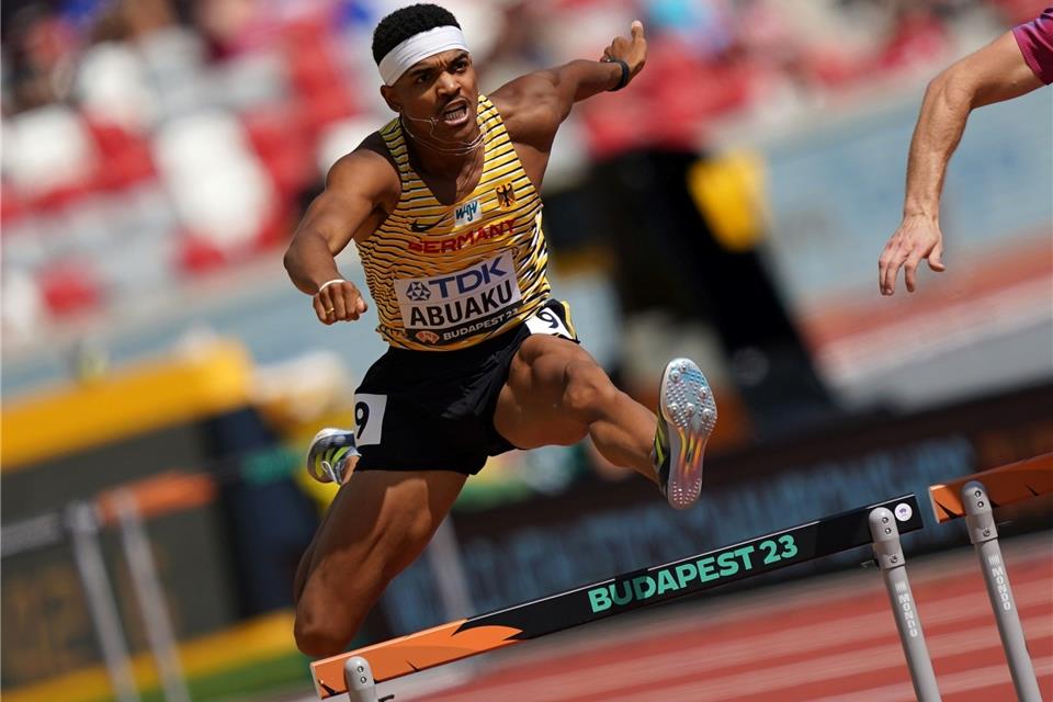Joshua Abuaku hat über 400 Meter Hürden das Finale erreicht.
