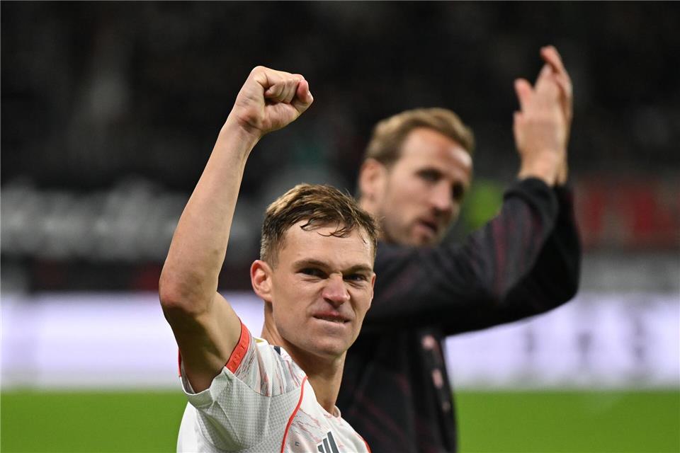 Joshua Kimmich schwärmte von Teamkollege Luis Díaz.Arne Dedert/dpa