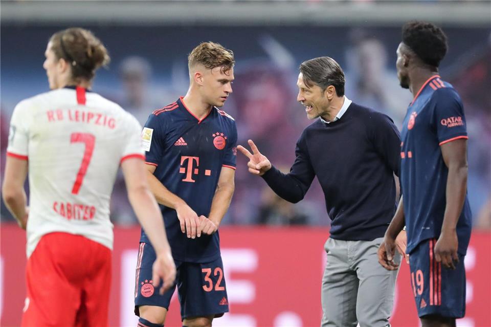 Bayern-Leader Kimmich begeistert selbst BVB-Coach Kovac Joshua Kimmich war unter dem damaligen Bayern-Coach Niko Kovac einer der wichtigsten SpielerJan Woitas/dpa-Zentralbild/dpa