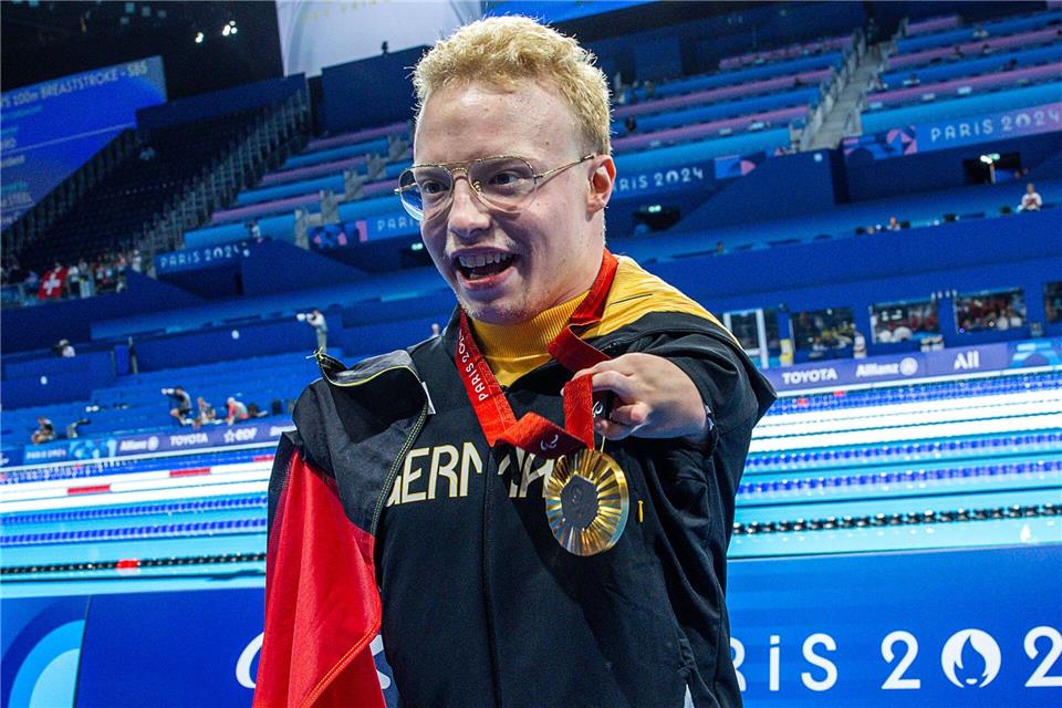 Josia Topf darf wieder jubeln.Jens Büttner/dpa