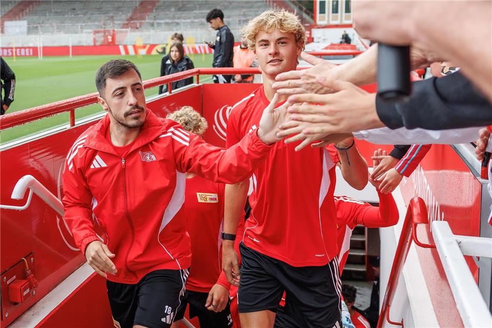 Josip Juranovic hat seinen Vertrag bei Union Berlin verlängert (Archivbild). Andreas Gora/dpa