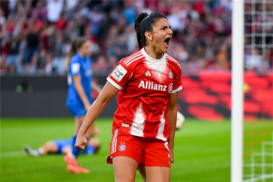 Jovana Damnjanovic brachte die Münchnerinnen früh in die Spur. (Archivbild)Sven Hoppe/dpa