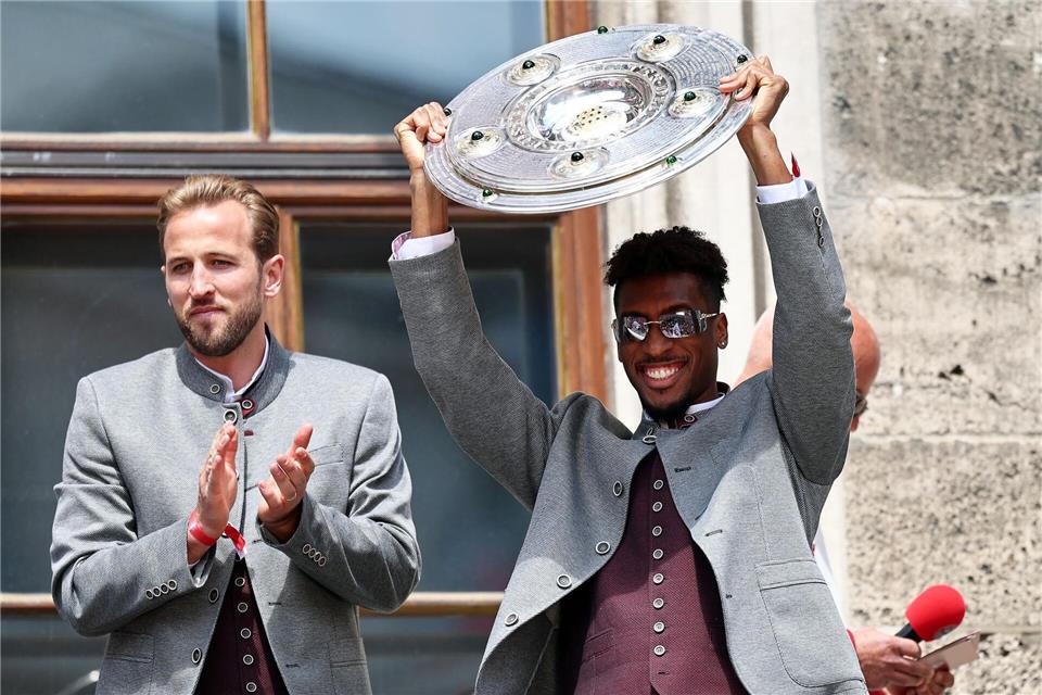 Jubelt Kingsley Coman künftig in Saudi-Arabien?Daniel L�b/dpa