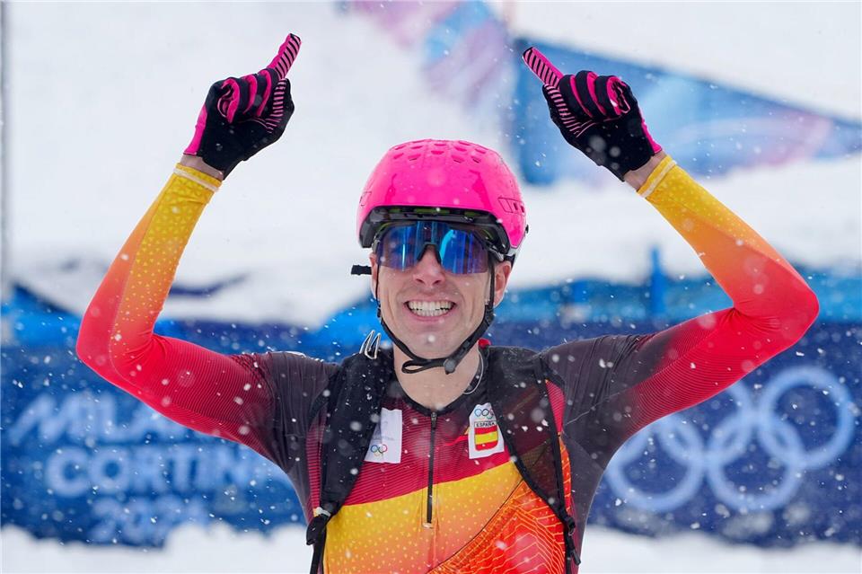 Jubelt über Gold: Oriol Cardona CollMichael Kappeler/dpa