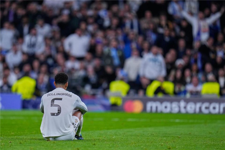 Jude Bellingham als Sinnbild der Tristesse bei Real Madrid.Manu Fernandez/AP/dpa