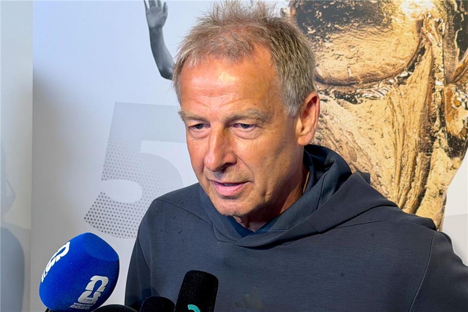 Jürgen Klinsmann wünscht sich beim DFB einen Neustart mit Jürgen Klopp als Bundestrainer. (Archivbild)Christoph Lother/dpa