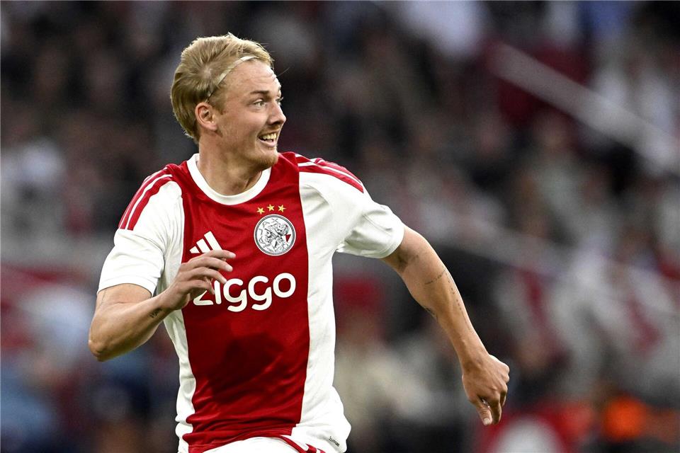 Julian Brandt lief erstmal nach seinem Wechsel für Ajax Amsterdam auf.Olaf Kraak/ANP/dpa