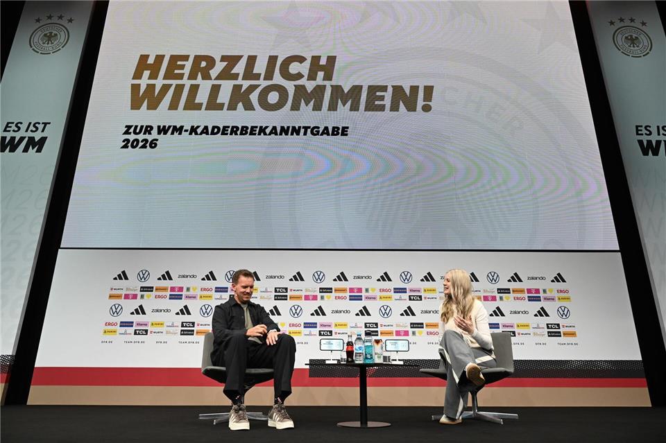 Julian Nagelsmann erklärte auch die Rückkehr von Manuel Neuer. Federico Gambarini/dpa