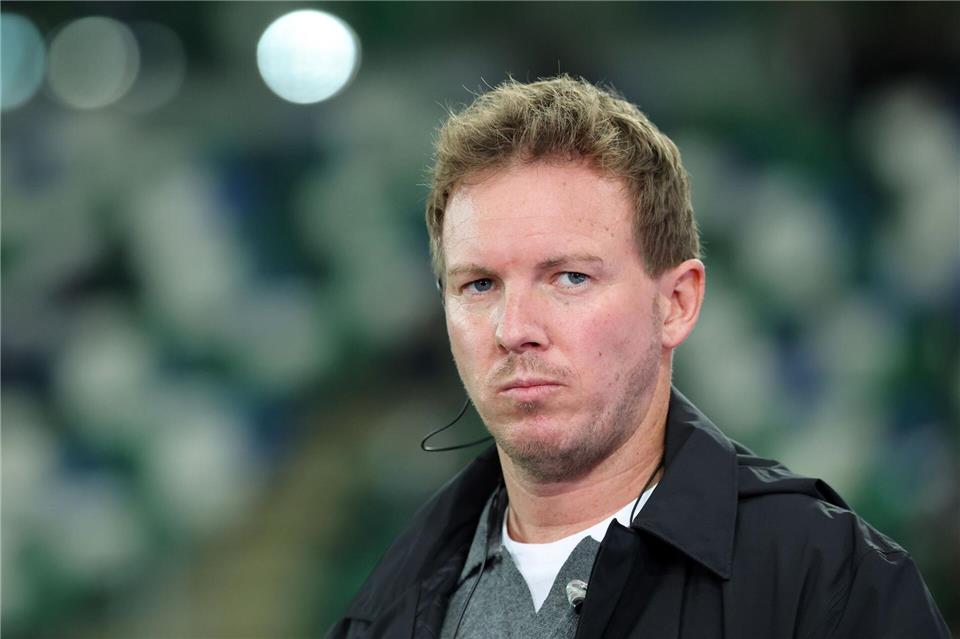Julian Nagelsmann erwartet zum Abschluss der WM-Qualifikation zwei Siege. Christian Charisius/dpa