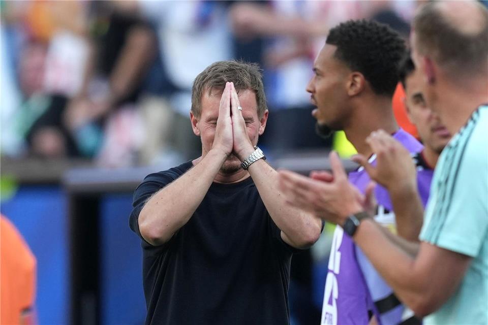 Julian Nagelsmann möchte als Bundestrainer weitermachen.Martin Rickett/PA Wire/dpa