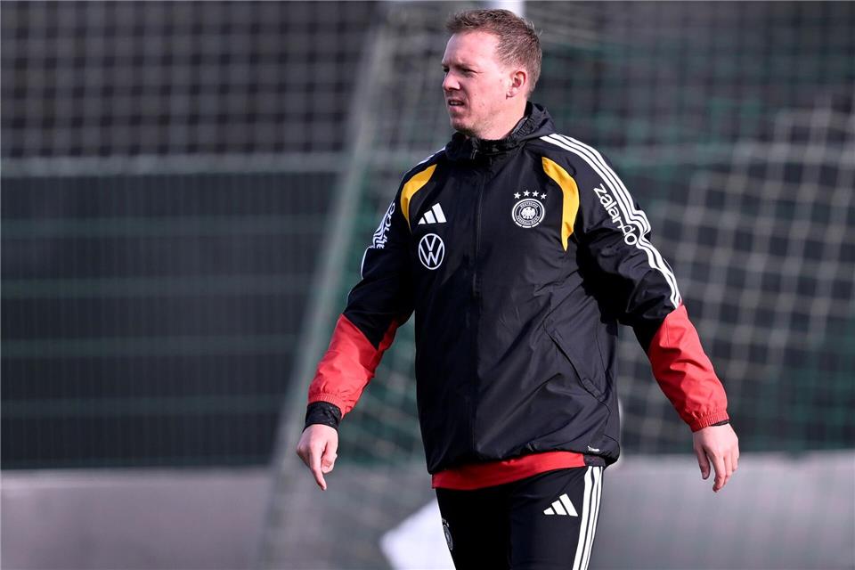 Julian Nagelsmann muss nach Kimmichs Verletzung umbauen.David Inderlied/dpa