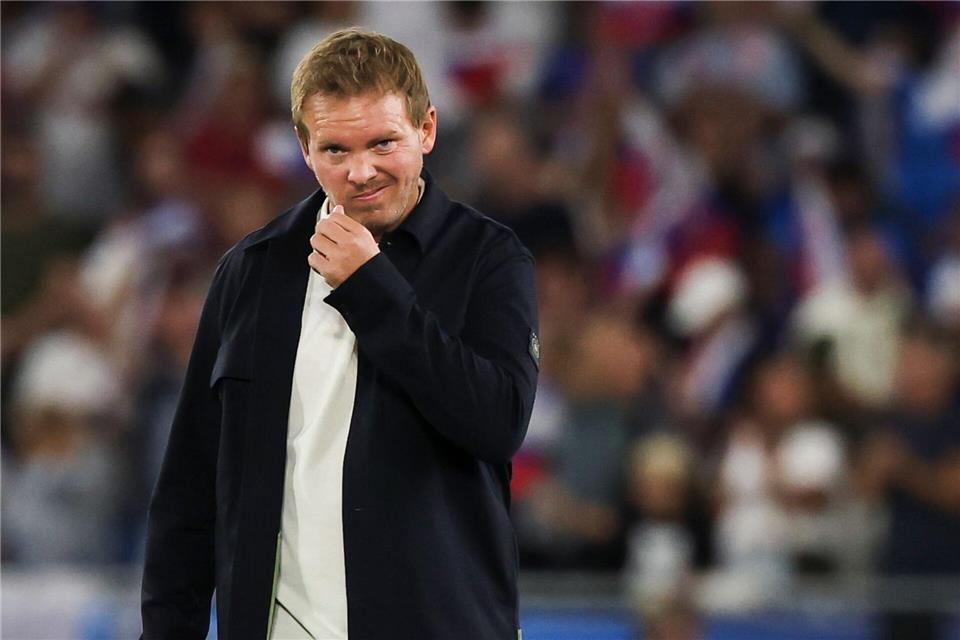 Julian Nagelsmann muss nach der Niederlage in der Slowakei schnell Antworten finden.Christian Charisius/dpa