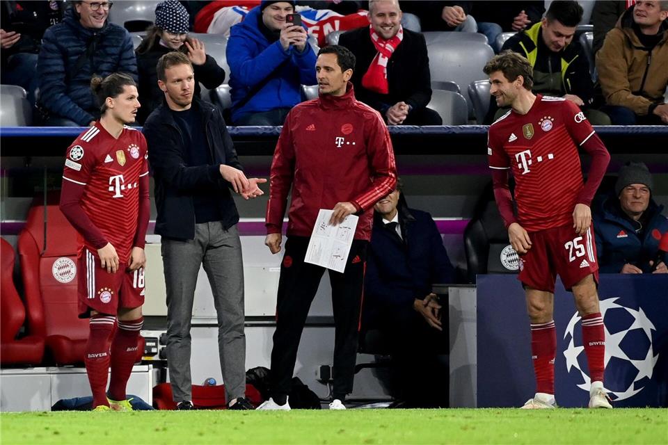 Julian Nagelsmann und Dino Toppmöller arbeiteten einige Jahre zusammen. (Archivbild)Sven Hoppe/dpa