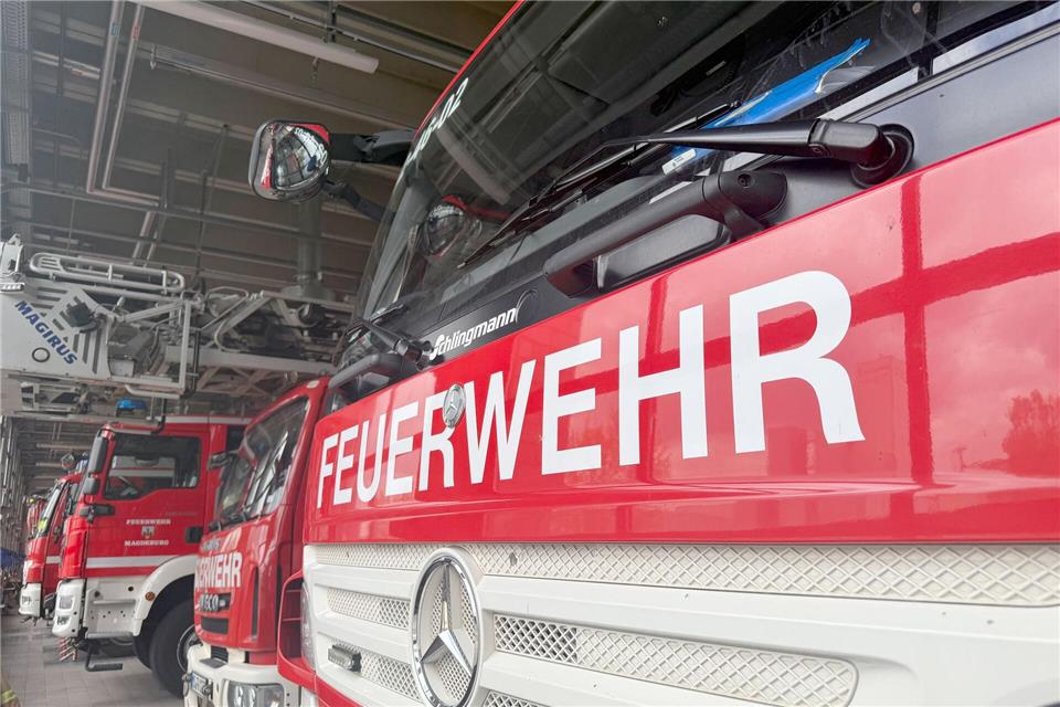 Junge Menschen können direkt nach der Schule bei der Feuerwehr in Magdeburg anfangen. (Archivbild)Sabina Crisan/dpa