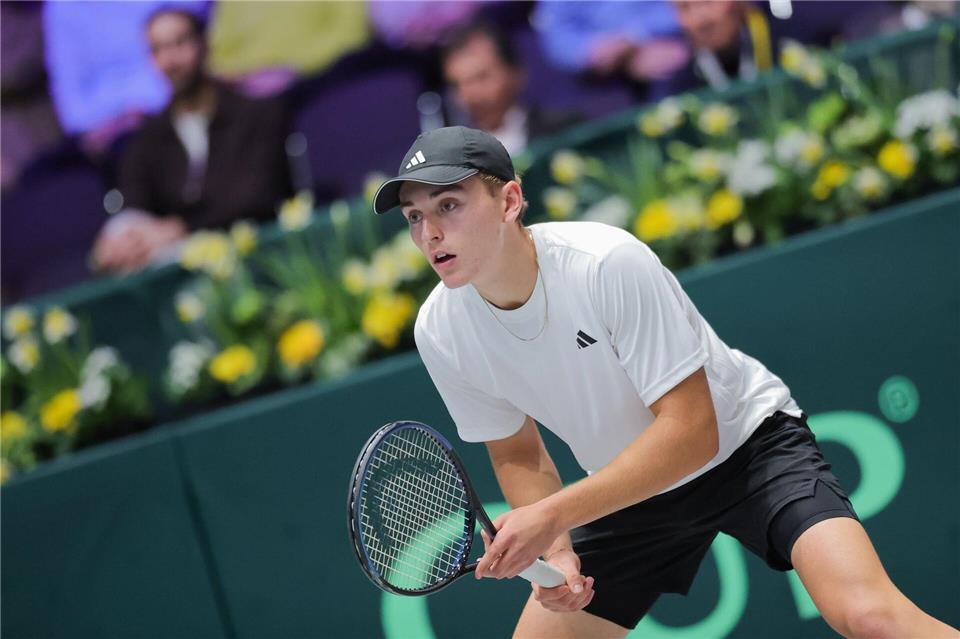 Justin Engel bekommt eine Wild Card für das Stuttgarter ATP-Event. (Archivbild)Rolf Vennenbernd/dpa
