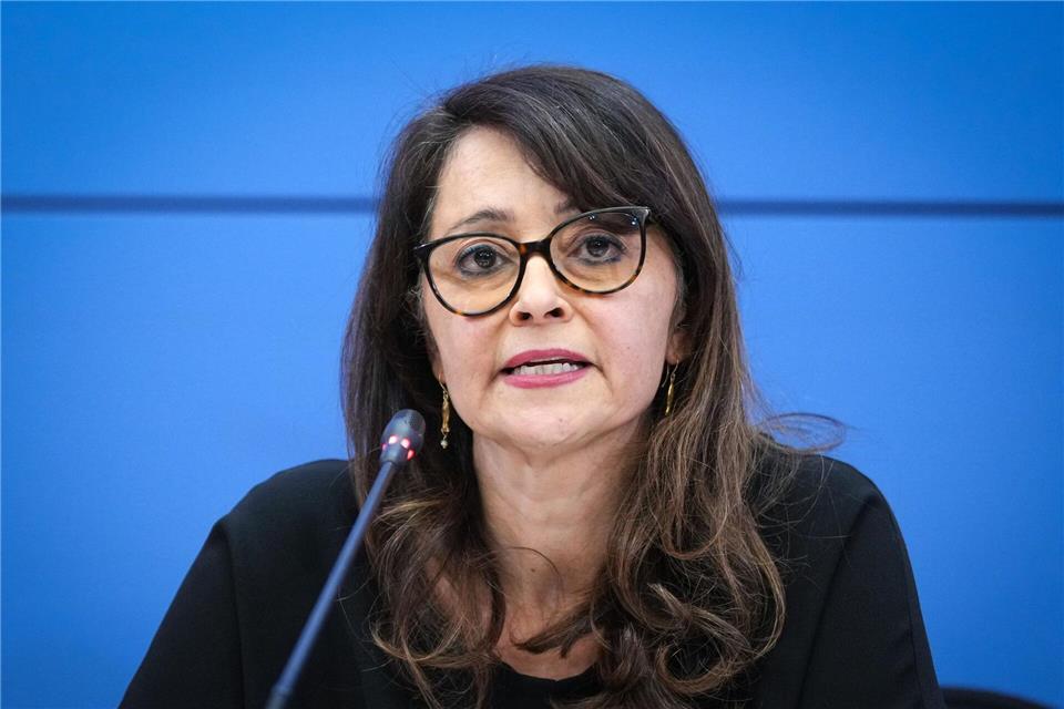 Justizsenatorin Felor Badenberg (CDU) hat rechtliche Bedenken gegen das Gesetz für mehr Partizipation. (Archivbild) Soeren Stache/dpa