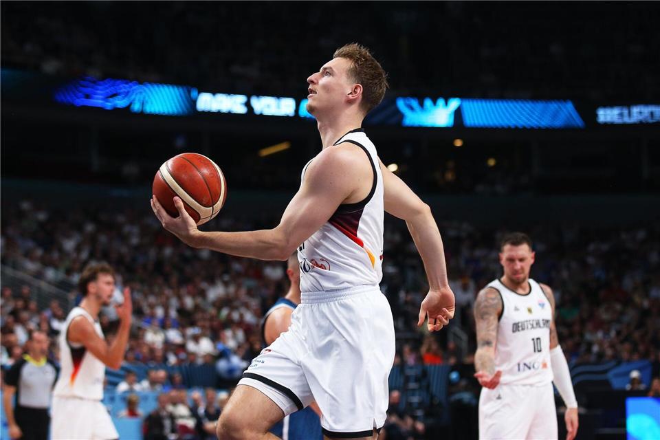 Justus Hollatz ist vor dem EM-Halbfinale gegen Finnland angeschlagen.Matthias Stickel/dpa