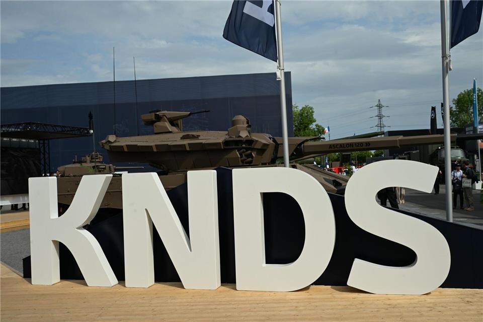 KNDS ist Hersteller von Waffensystemen wie Kampfpanzern und Panzerhaubitzen.Wolf von Dewitz/dpa