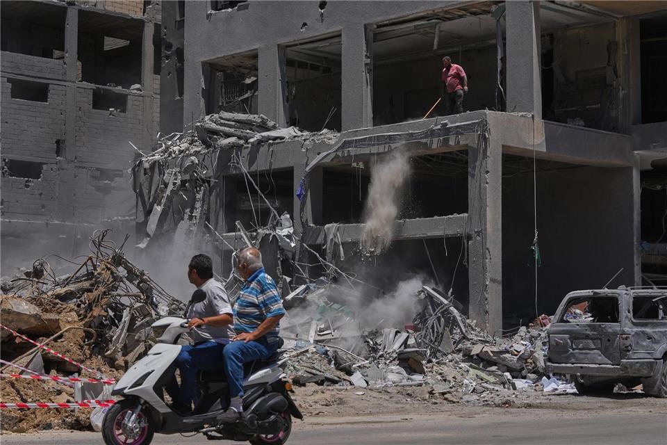 Kämpfe im Libanon dauern an. (Archivbild)Hassan Ammar/AP/dpa