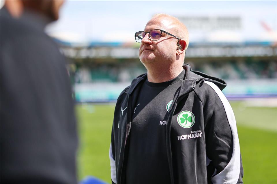 Kämpft mit Fürth um den Klassenverbleib in der 2. Liga: Trainer Heiko Vogel. (Archivbild)Daniel Löb/dpa