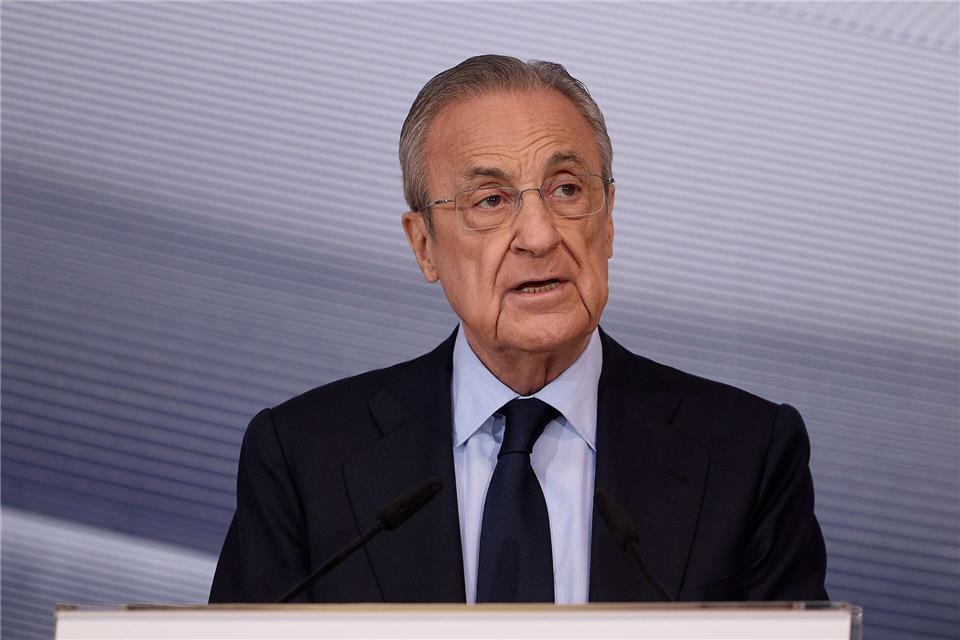 Kämpft weiter für eine Superliga in Europa: Real Madrids Präsident Florentino Pérez. (Archivfoto)Ruben Albarran/ZUMA Press Wire/dpa