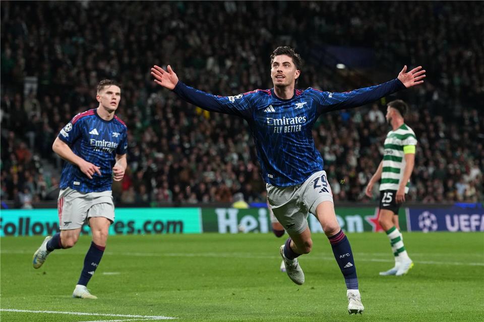 Kai Havertz avancierte in der Nachspielzeit zum Matchwinner.Armando Franca/AP/dpa