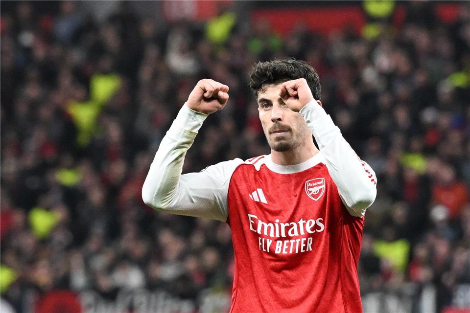 Kai Havertz sorgte per Strafstoß für den späten Ausgleich.Federico Gambarini/dpa